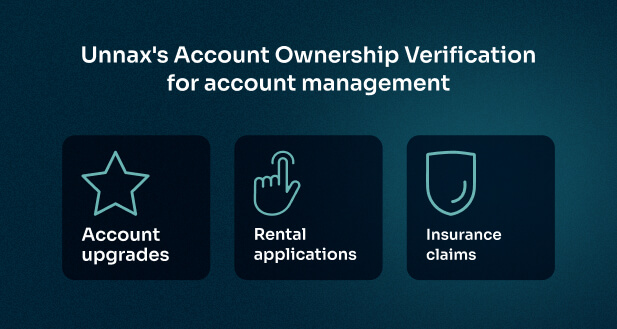 account ownership verification for account management