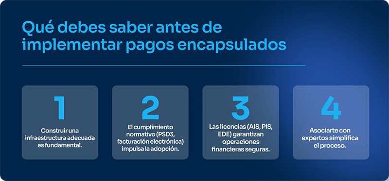 como implementar pagos encapsulados